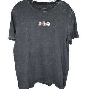 Ranboo MEDIUM unisex My Beloved Graphic T Shirt Black Mineral Wash Short Sleeve